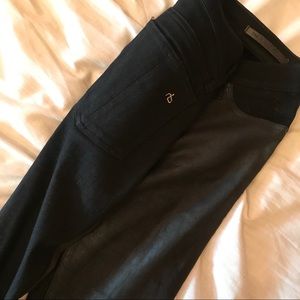 SALE rag & bone Leather/Denim Skinny Jeans Sz 28